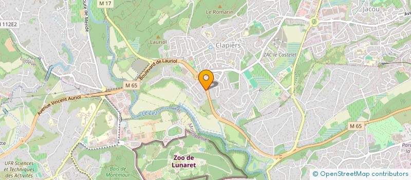 localisation de l'entreprise SAINTE CERONNE  CLAPIERS