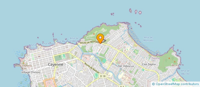 localisation de l'entreprise SAINTE CLAIRE & CO  CAYENNE