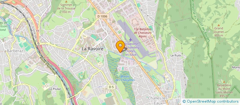 localisation de l'entreprise SAINTE CLAIRE IMMO  LA RAVOIRE