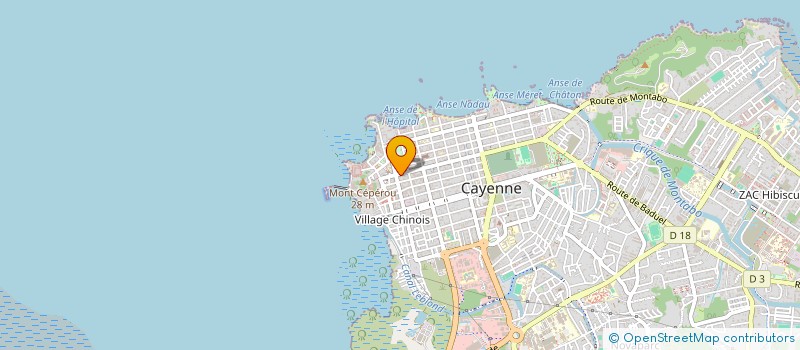 localisation de l'entreprise SAINTE CLAIRE LOGISTIQUES  CAYENNE