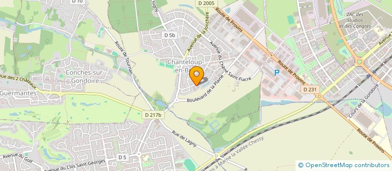 localisation de l'entreprise SAINTE CLOTHILDE  CHANTELOUP-EN-BRIE