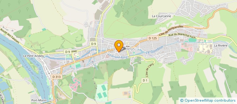 localisation de l'entreprise SAINTE CLOTILDE  LES ANDELYS