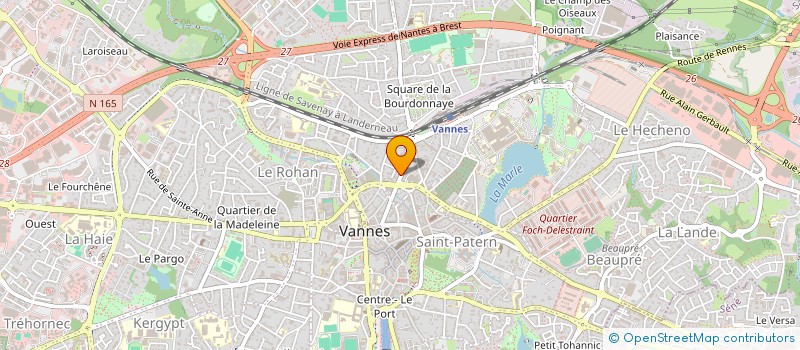 localisation de l'entreprise SAINTE CLOTILDE à VANNES