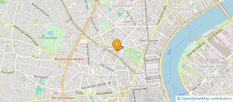 localisation de l'entreprise SAINTE COLOMBE  BORDEAUX