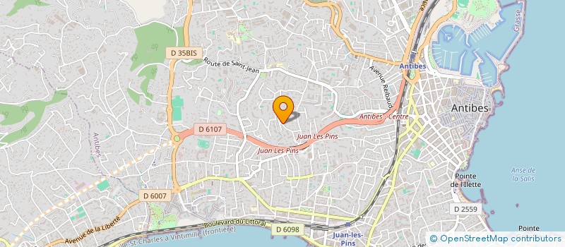 localisation de l'entreprise SAINTE COLOMBE à ANTIBES