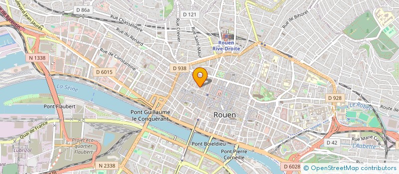 localisation de l'entreprise SAINTE CROIX  ROUEN