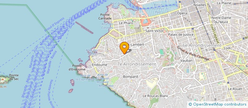 localisation de l'entreprise SAINTE CROIX à MARSEILLE