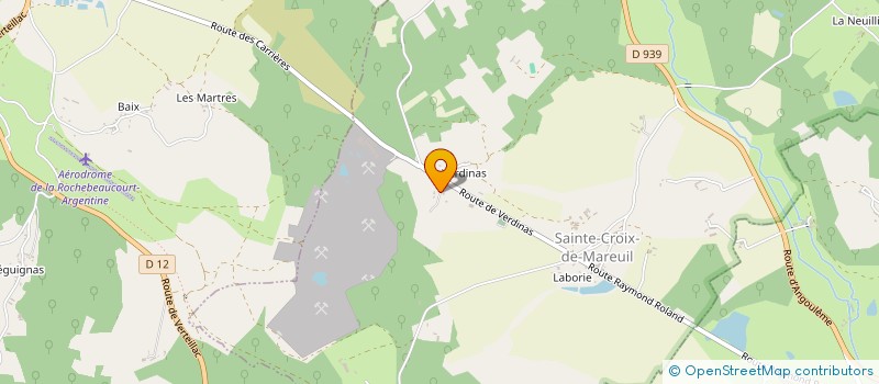 localisation de l'entreprise SAINTE CROIX  SAINTE-CROIX-DE-MAREUIL