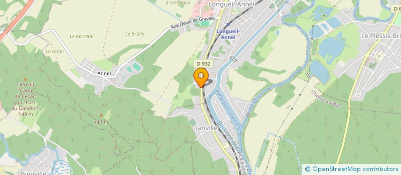 localisation de l'entreprise SAINTE CROIX COULEUR  LONGUEIL-ANNEL