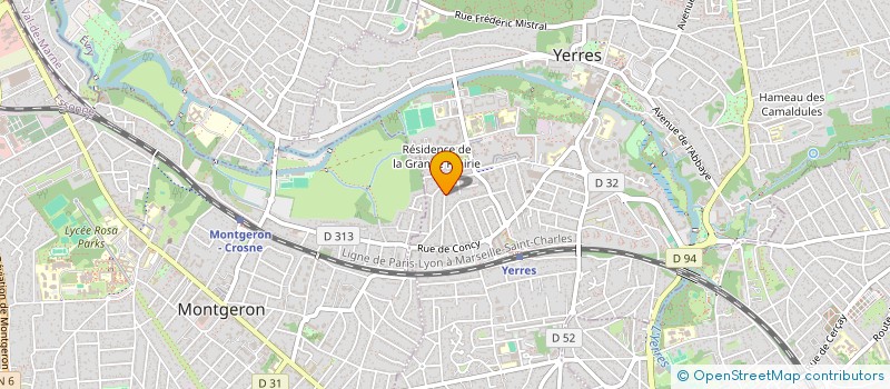 localisation de l'entreprise SAINTE ELIA  YERRES