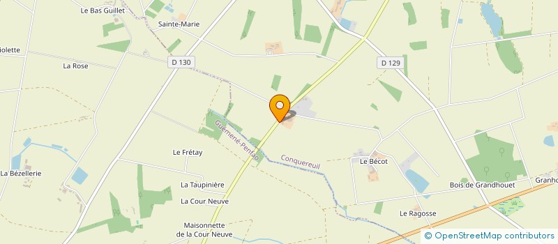 localisation de l'entreprise SAINTE EMILIE à CONQUEREUIL