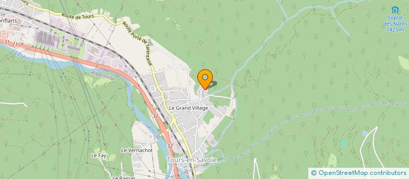 localisation de l'entreprise SAINTE EMMIE  TOURS-EN-SAVOIE