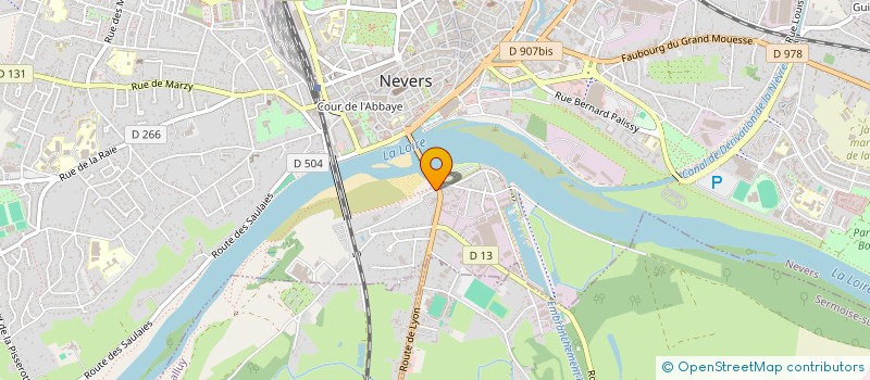 localisation de l'entreprise SAINTE EUGENIE à NEVERS