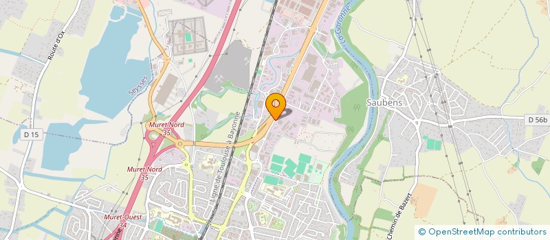 localisation de l'entreprise SAINTE EULALIE  MURET