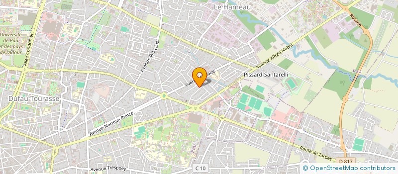 localisation de l'entreprise SAINTE EULALIE à PAU