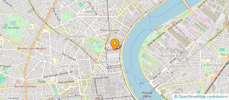 localisation de l'entreprise SAINTE FOY  BORDEAUX