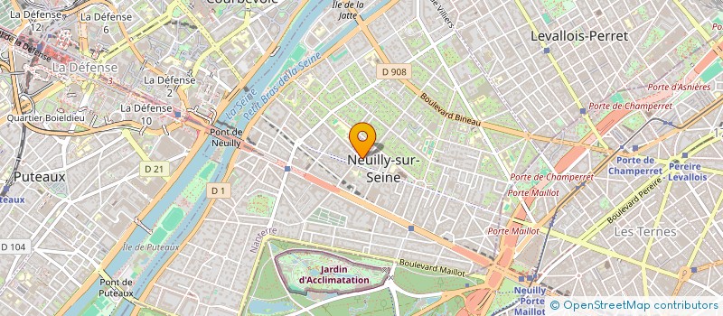 localisation de l'entreprise SAINTE FOY à NEUILLY-SUR-SEINE