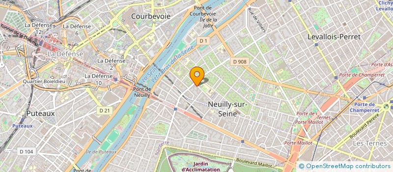 localisation de l'entreprise SAINTE FOY COIFFURE à NEUILLY-SUR-SEINE