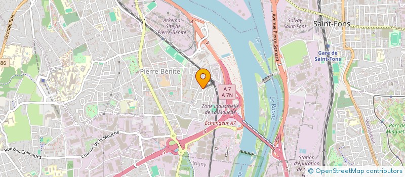 localisation de l'entreprise SAINTE FOY ELEC'  OULLINS-PIERRE-BENITE