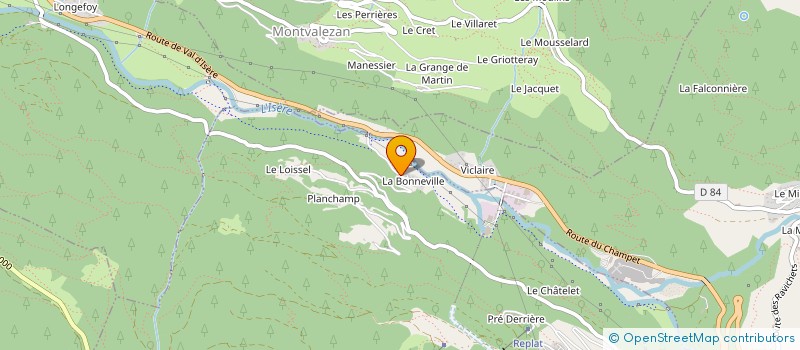 localisation de l'entreprise SAINTE FOY TARENTAISE LOISIRS DEVELOPPEMENT à SAINTE-FOY-TARENTAISE