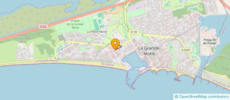localisation de l'entreprise SAINTE GAUBURGE EXPORT à LA GRANDE-MOTTE