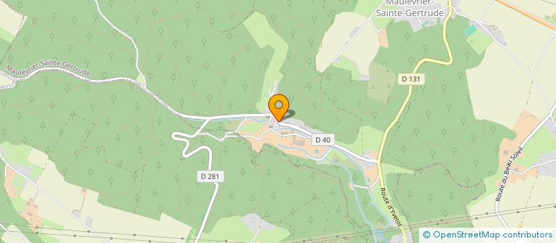 localisation de l'entreprise SAINTE GERTRUDE  MAULEVRIER-SAINTE-GERTRUDE