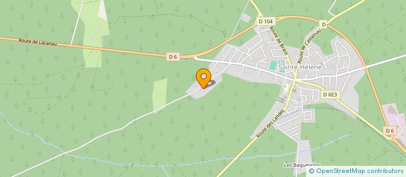 localisation de l'entreprise SAINTE-HELENE ESPORT CLUB  SAINTE-HELENE
