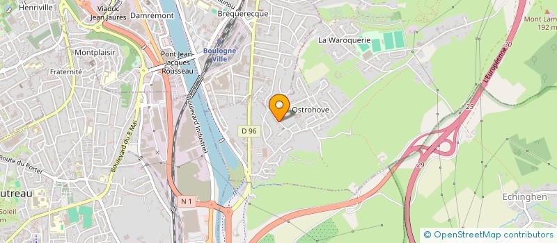 localisation de l'entreprise SAINTE IDE  SAINT-MARTIN-BOULOGNE