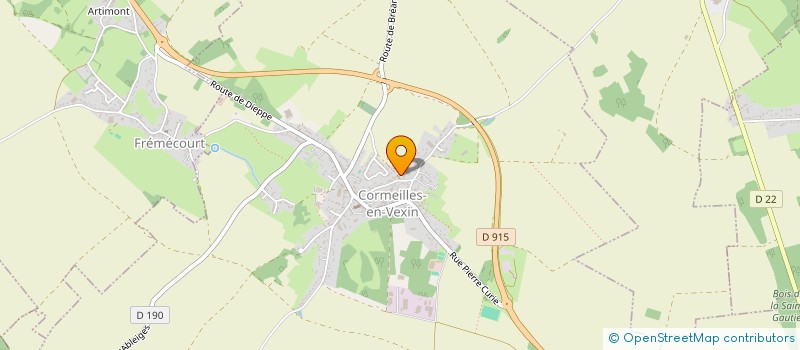localisation de l'entreprise SAINTE JEANNE à CORMEILLES-EN-VEXIN