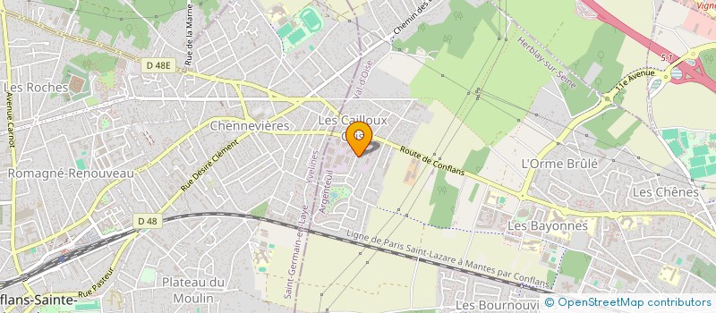 localisation de l'entreprise SAINTE JEROME  HERBLAY-SUR-SEINE