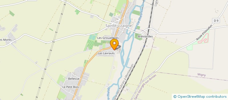 localisation de l'entreprise SAINTE LIZAIGNE à SAINTE-LIZAIGNE