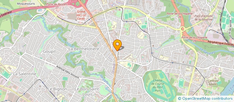 localisation de l'entreprise SAINTE LUCE  NANTES