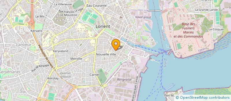 localisation de l'entreprise SAINTE LUCE CREOLE  LORIENT