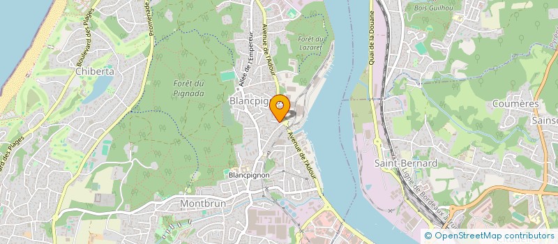 localisation de l'entreprise SAINTE LUCE PROPRETE  ANGLET