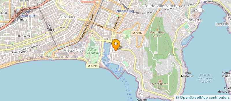 localisation de l'entreprise SAINTE LUCRECE à NICE