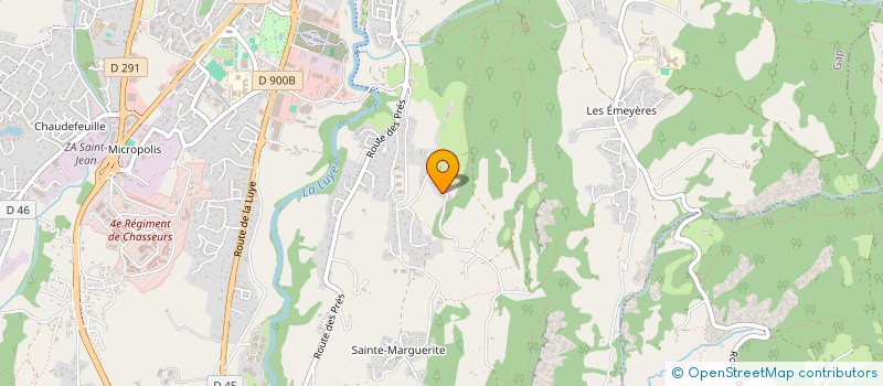 localisation de l'entreprise SAINTE MARGUERITE  GAP