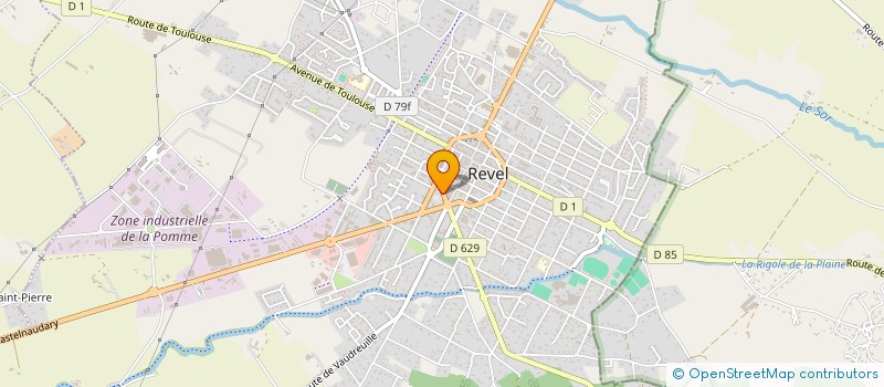 localisation de l'entreprise SAINTE MARIE  REVEL