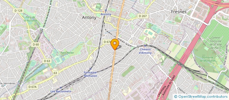 localisation de l'entreprise SAINTE MARIE à ANTONY