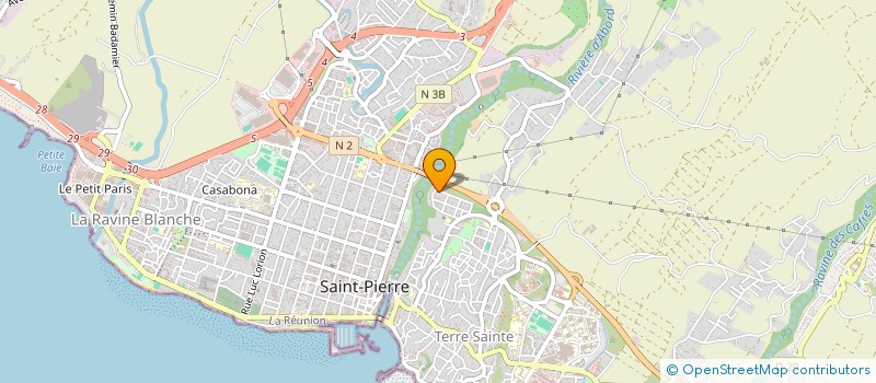 localisation de l'entreprise SAINTE MARIE à SAINT-PIERRE