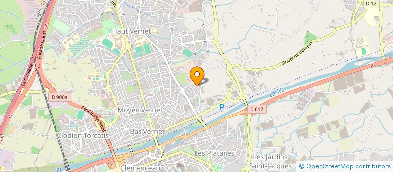 localisation de l'entreprise SAINTE MARIE à PERPIGNAN