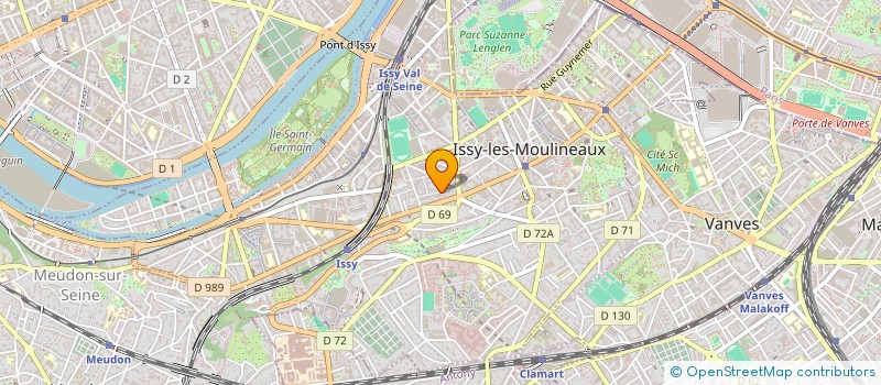 localisation de l'entreprise SAINTE MARIE à ISSY-LES-MOULINEAUX