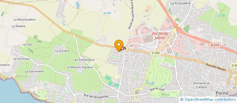 localisation de l'entreprise SAINTE MARIE  PORNIC