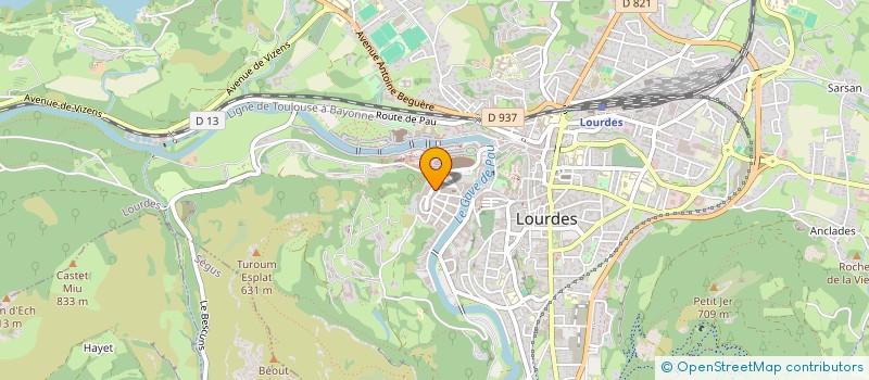 localisation de l'entreprise SAINTE MARIE  LOURDES