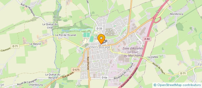 localisation de l'entreprise SAINTE MARIE EN PRE BOCAGE  VILLERS-BOCAGE