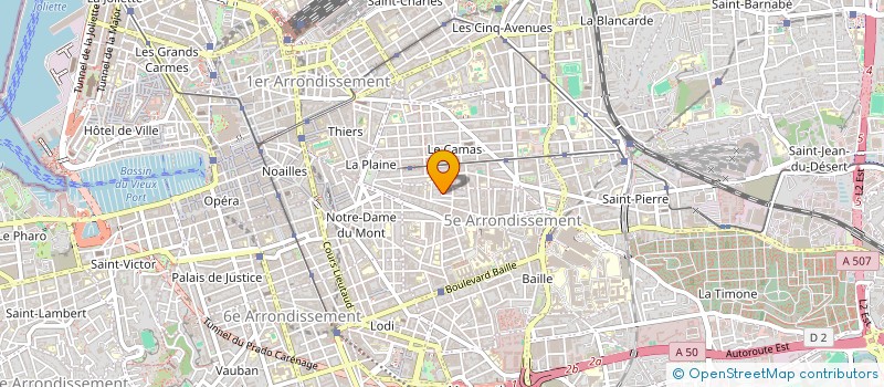 localisation de l'entreprise SAINTE MARIE II à MARSEILLE