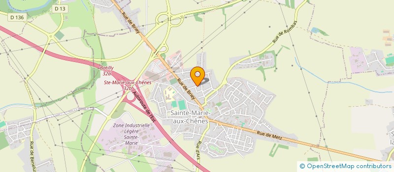 localisation de l'entreprise SAINTE MARIE RENOUVEAU  SAINTE-MARIE-AUX-CHENES