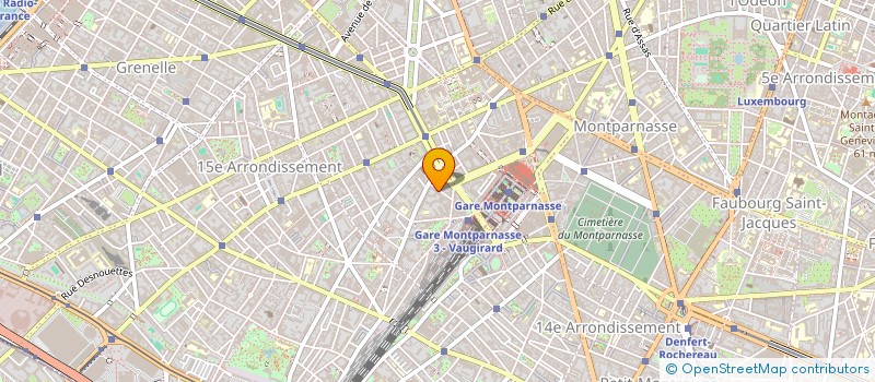 localisation de l'entreprise SAINTE-MARINE à PARIS