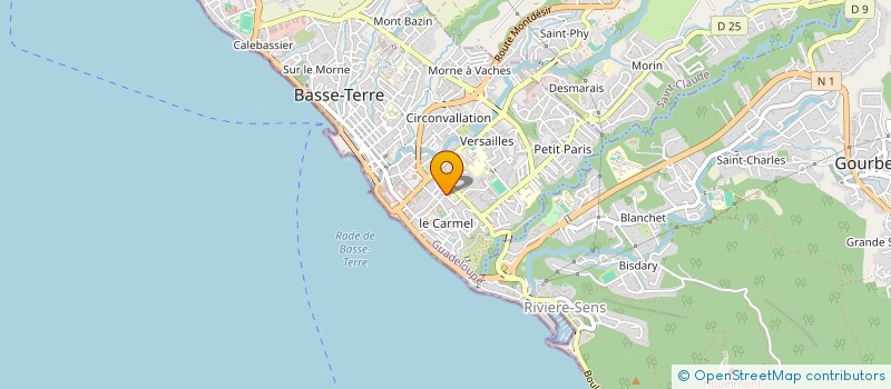 localisation de l'entreprise SAINTE MARTHE IMMOBILIER à BASSE-TERRE