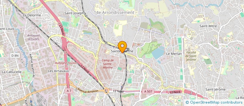 localisation de l'entreprise SAINTE MARTHE SALON DE THE à MARSEILLE