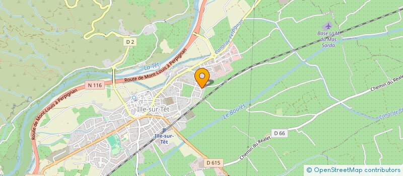 localisation de l'entreprise SAINTE MAXIME à ILLE-SUR-TET